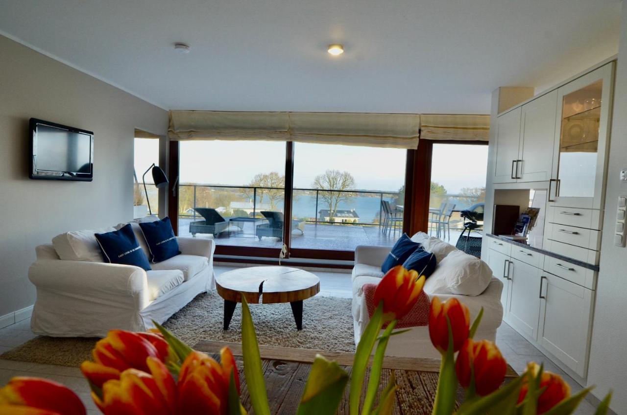 Fewo1846 - Sundowner - Luxurioese Wohnung Mit 2 Schlafzimmern Und Sonnenterrasse เฟลนส์บวร์ก ภายนอก รูปภาพ